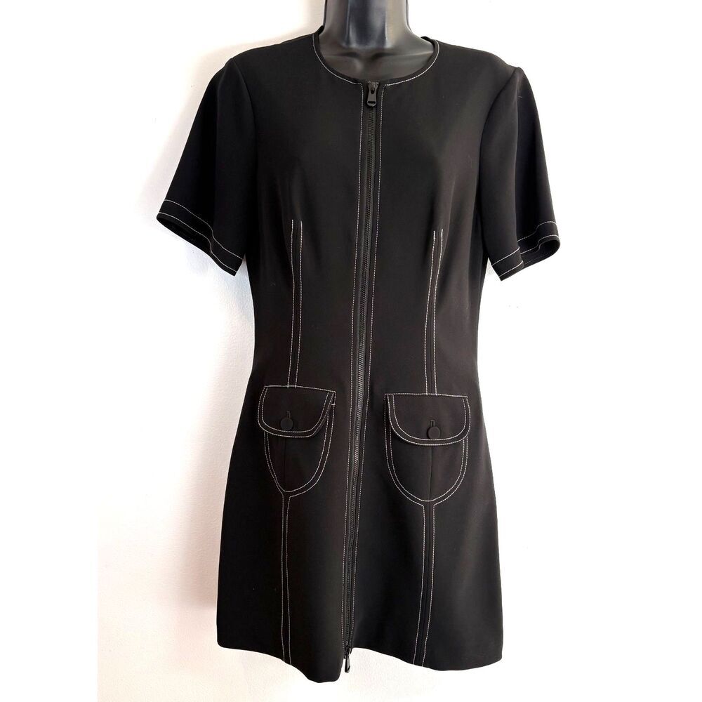 NWT 5 á 7 Cinq á Sept Black Caroline Dress size 6 - Picture 3 of 10